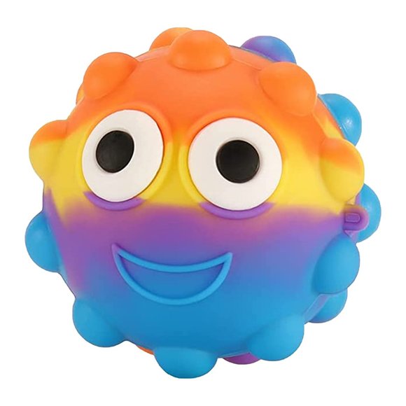 4 Piece of Squeeze Eyes Pop It Easter Toys Assorted - Picture 2 of 7